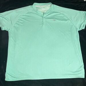 Mint Green crewneck , 2 button
